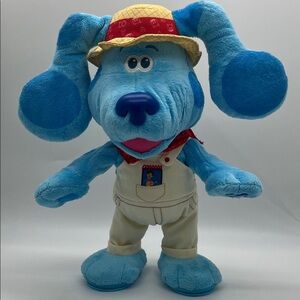 Blues Clues Talking Plush Toy with Hat and Bandana